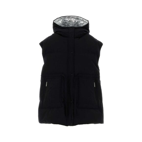 Herno Laminar Women Black Polyester Blend Sleeveless Down Jacket